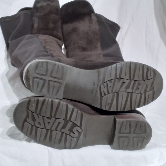 STUART WEITZMAN Dark Brown Suede 50/50 Over-the-knee Boots, size 5½M - Picture 5 of 7